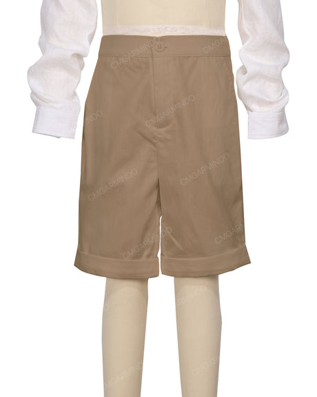 Cuffed Hem Walking Shorts