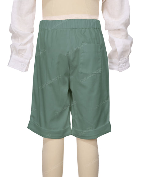 Cuffed Hem Walking Shorts
