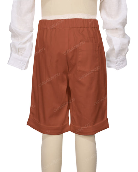 Cuffed Hem Walking Shorts