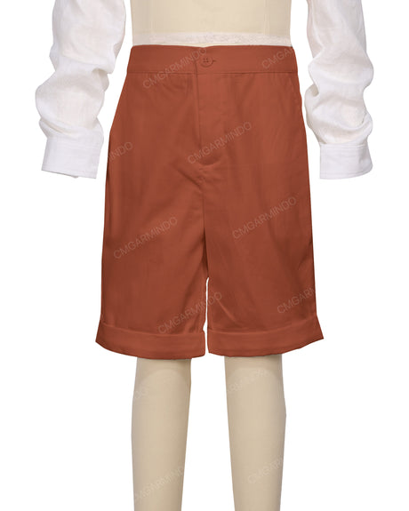 Cuffed Hem Walking Shorts
