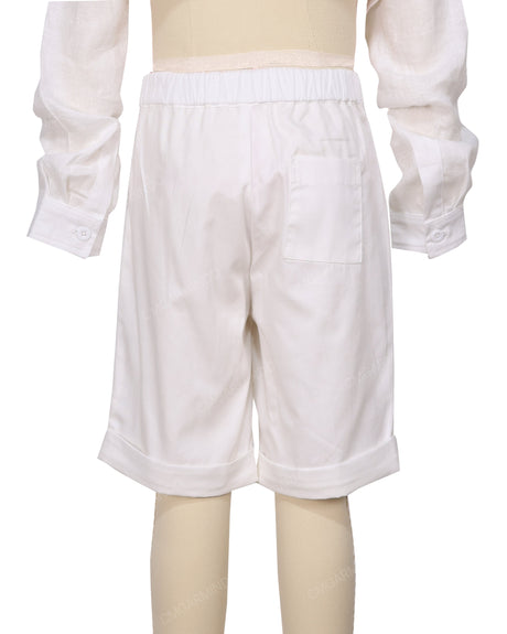 Cuffed Hem Walking Shorts