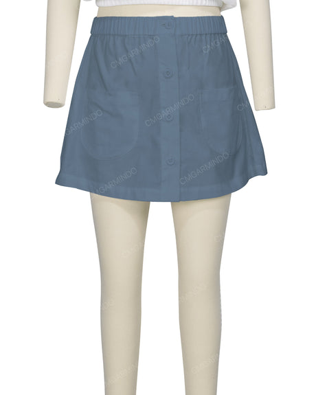 Button Up Skirt