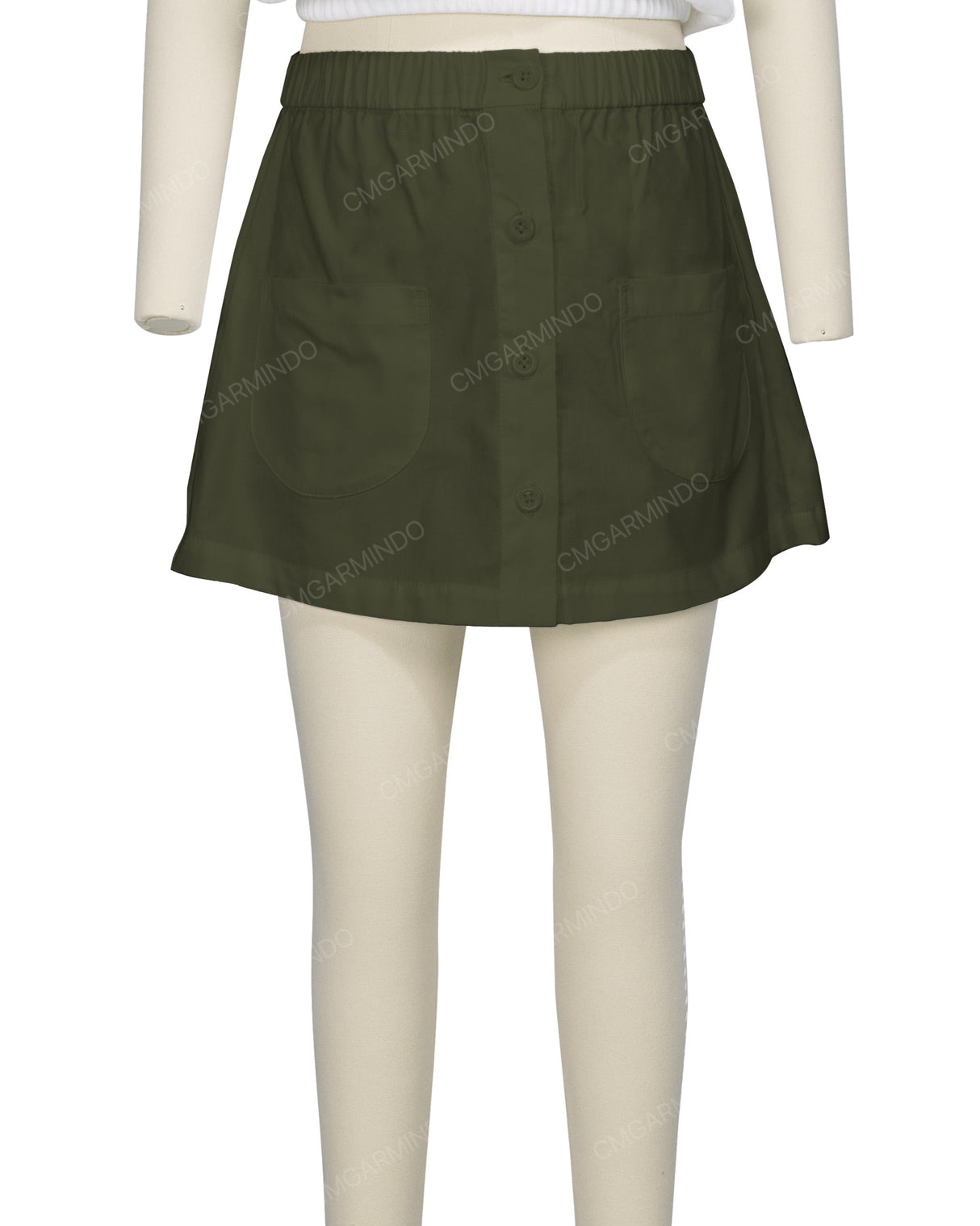 Button Up Skirt