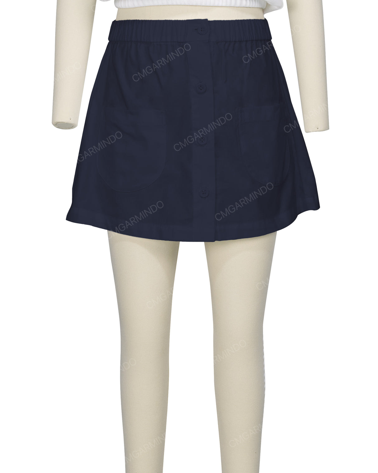 Button Up Skirt