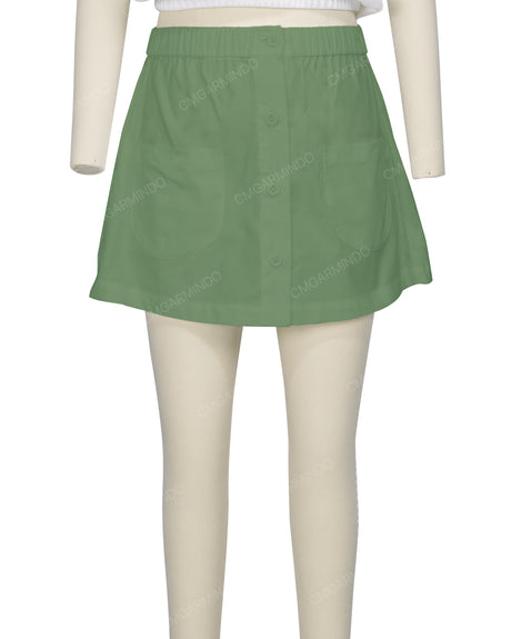 Button Up Skirt