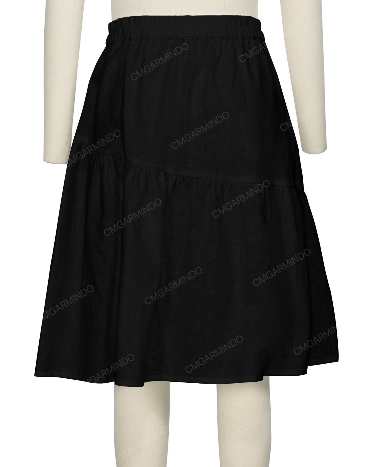 Asymmetrical Ruffle Skirt