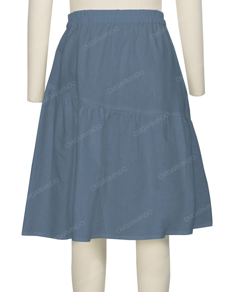 Asymmetrical Ruffle Skirt