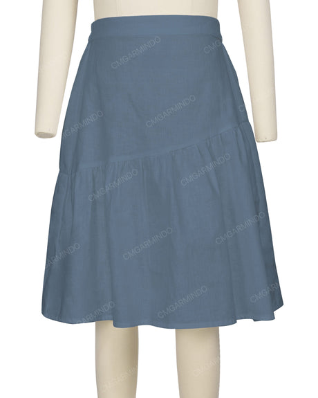 Asymmetrical Ruffle Skirt