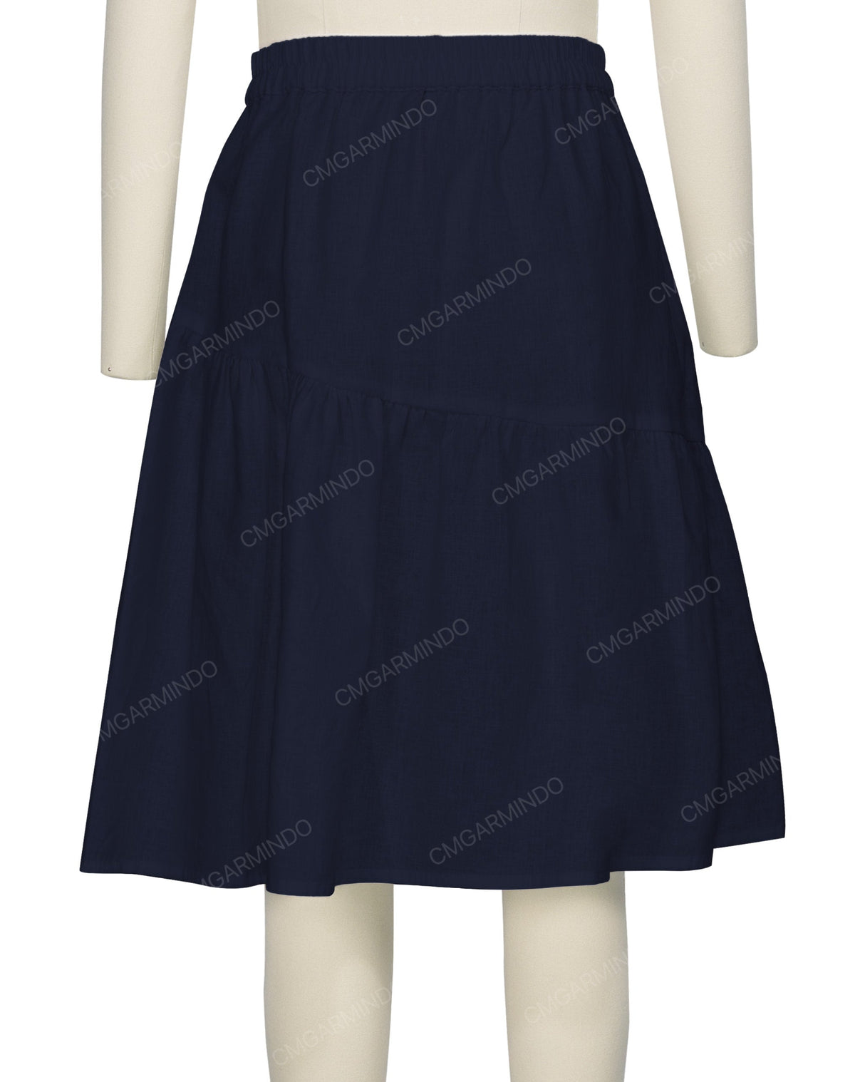Asymmetrical Ruffle Skirt