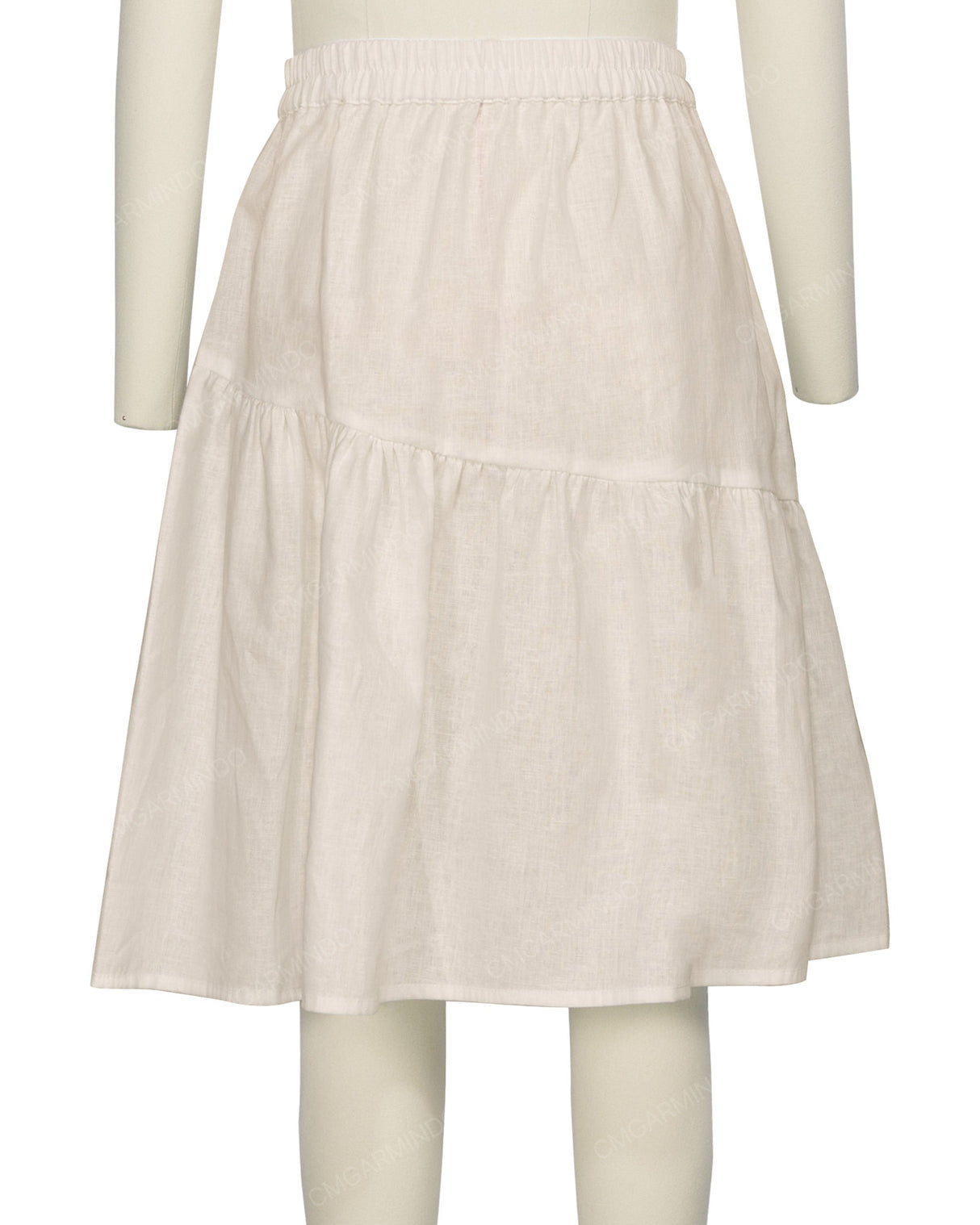 Asymmetrical Ruffle Skirt