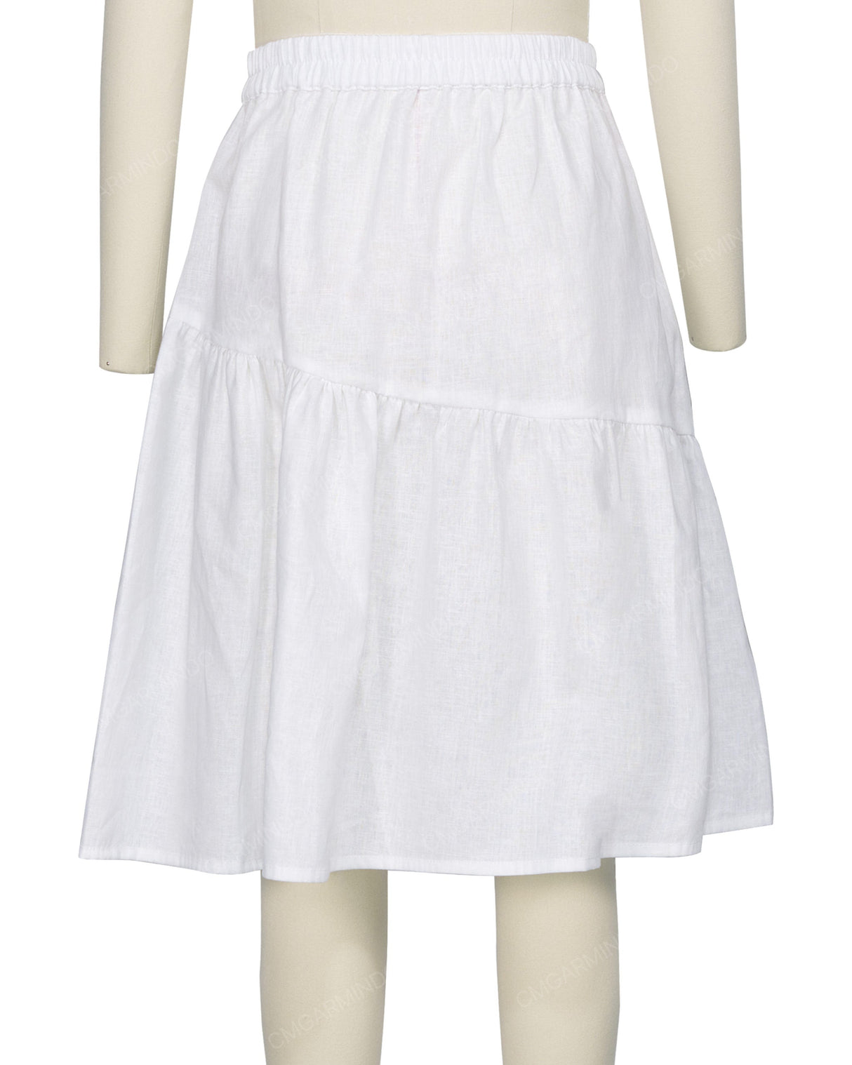 Asymmetrical Ruffle Skirt