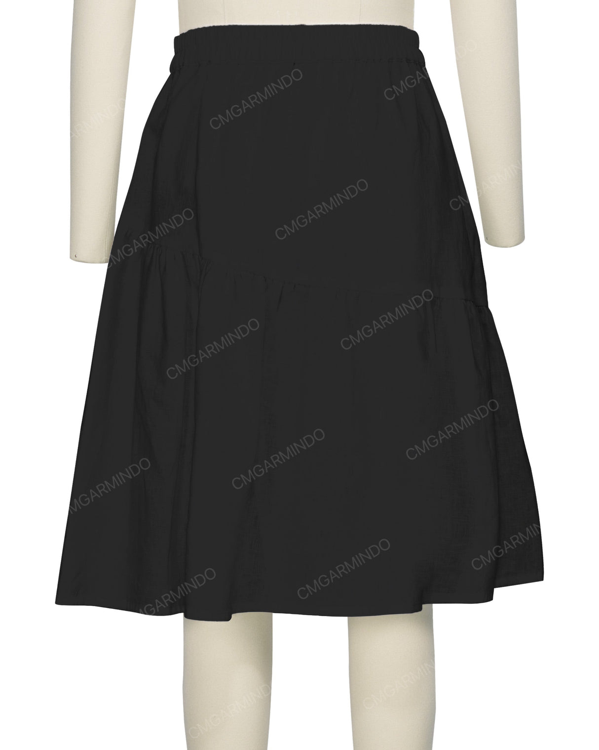 Asymmetrical Ruffle Skirt