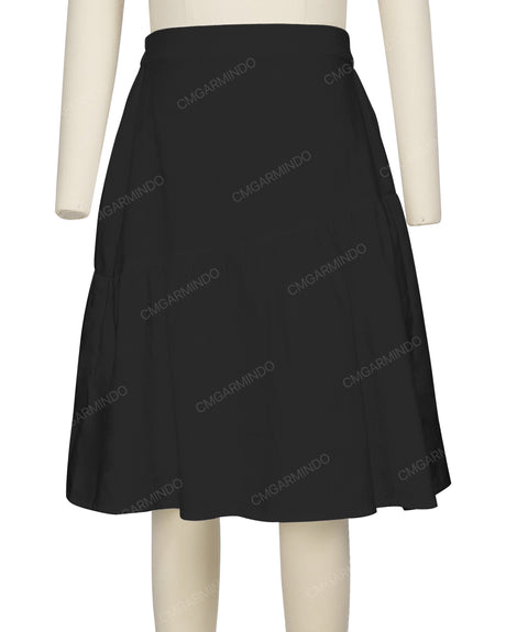 Asymmetrical Ruffle Skirt