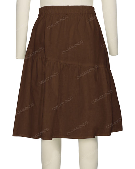 Asymmetrical Ruffle Skirt