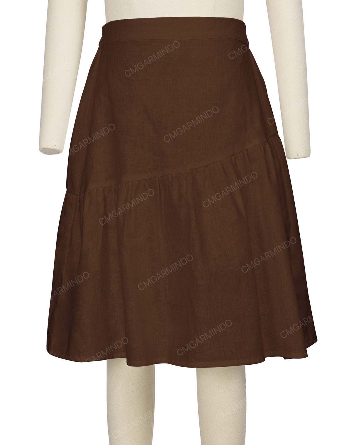 Asymmetrical Ruffle Skirt