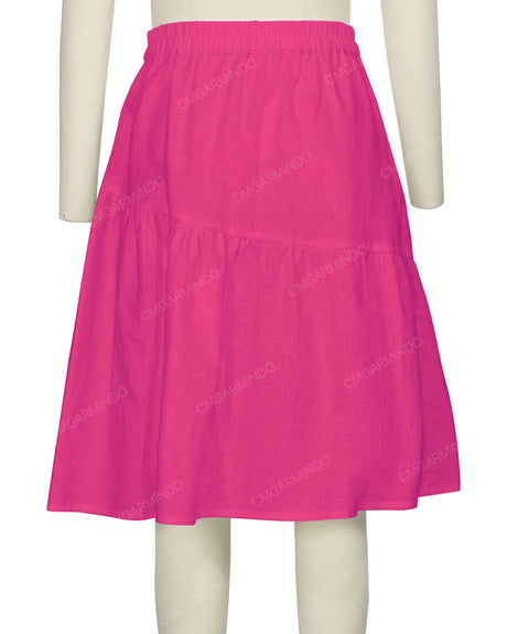 Asymmetrical Ruffle Skirt