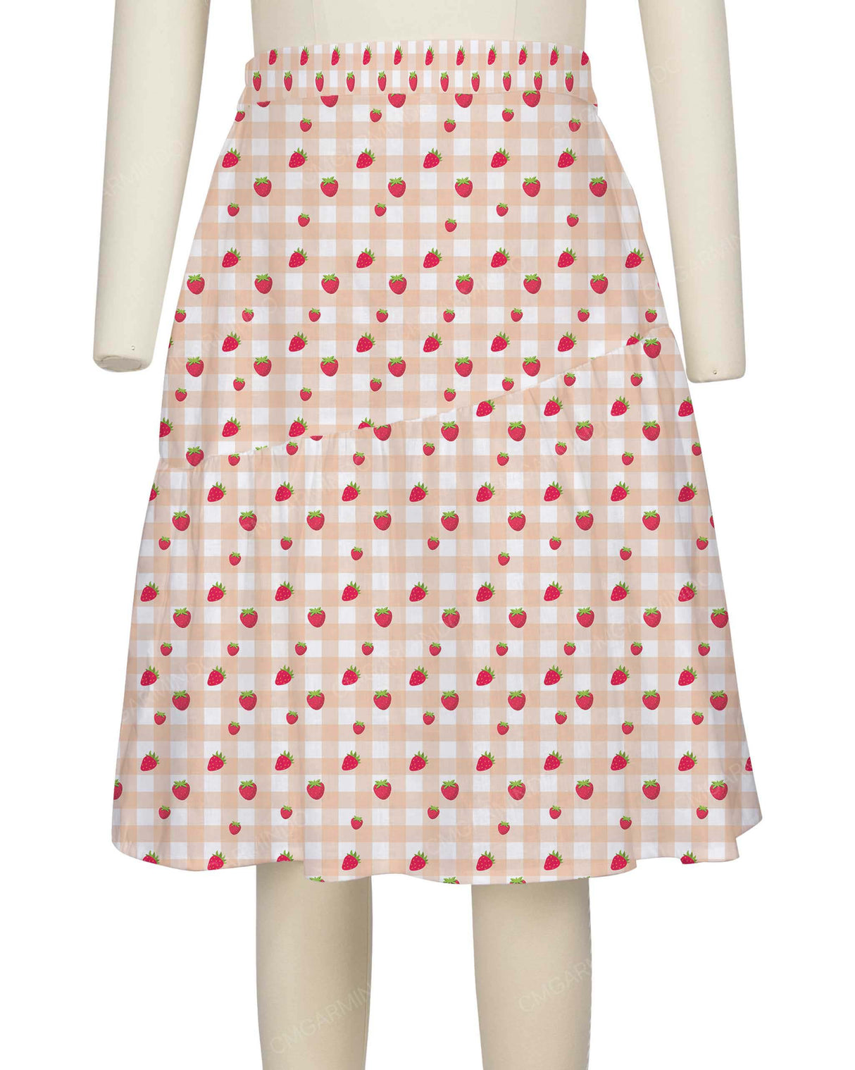 Asymmetrical Ruffle Skirt