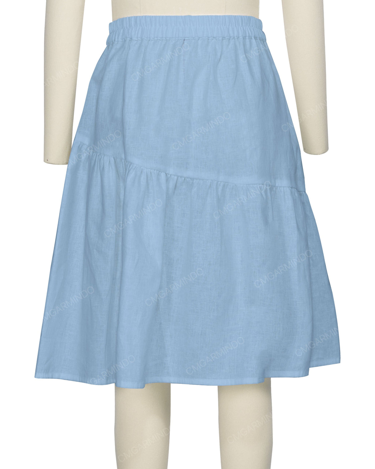 Asymmetrical Ruffle Skirt