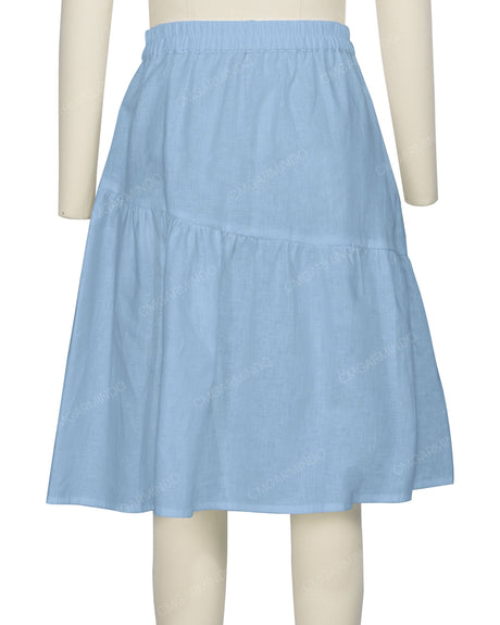 Asymmetrical Ruffle Skirt
