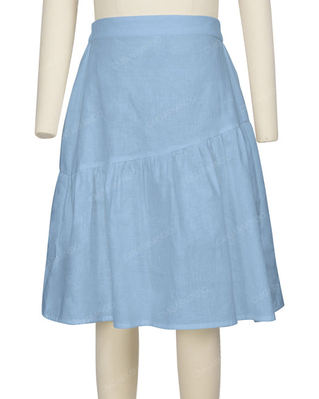 Asymmetrical Ruffle Skirt