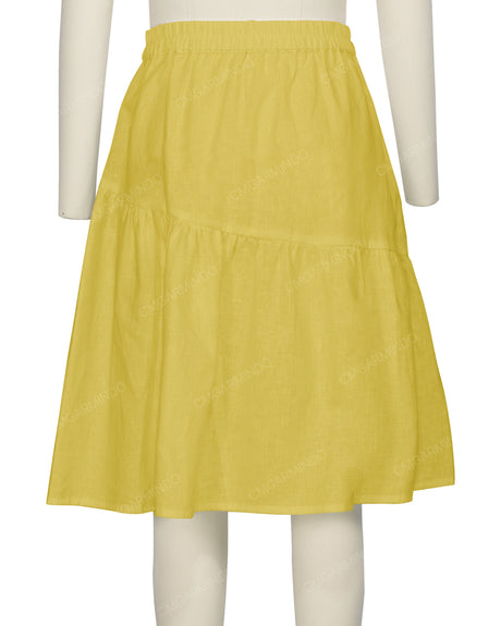 Asymmetrical Ruffle Skirt