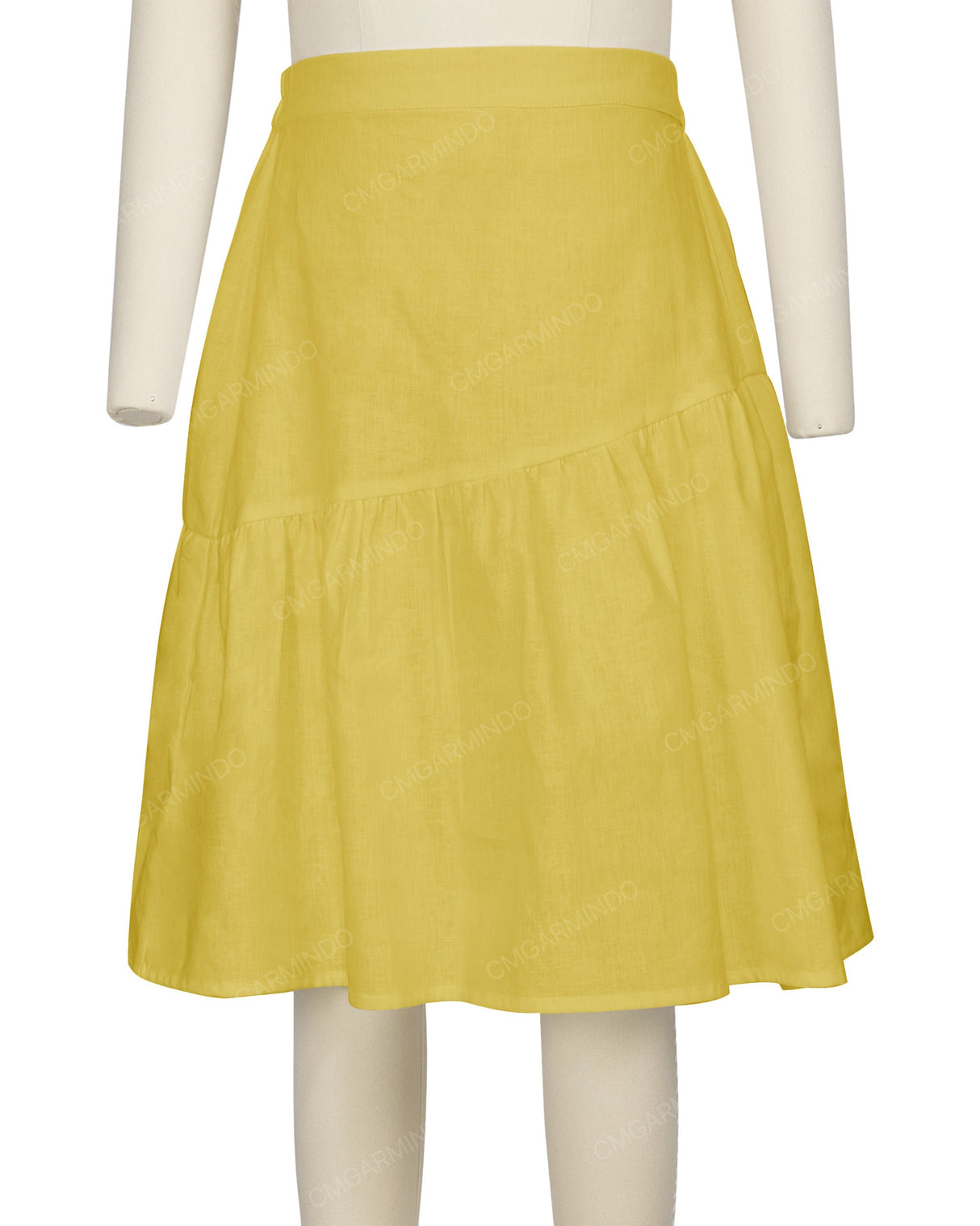 Asymmetrical Ruffle Skirt