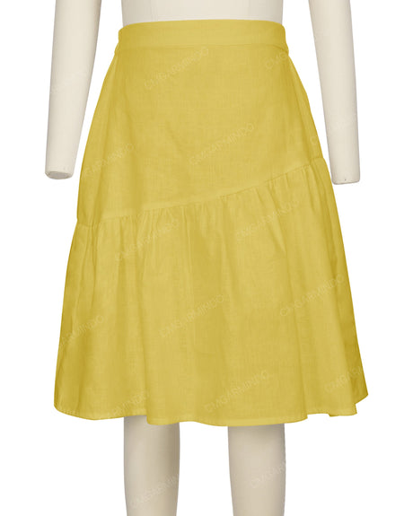 Asymmetrical Ruffle Skirt