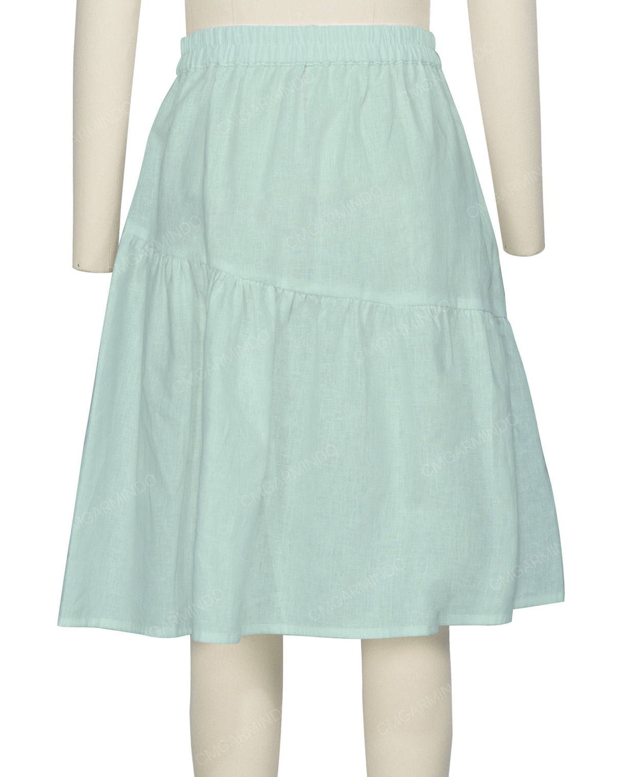 Asymmetrical Ruffle Skirt