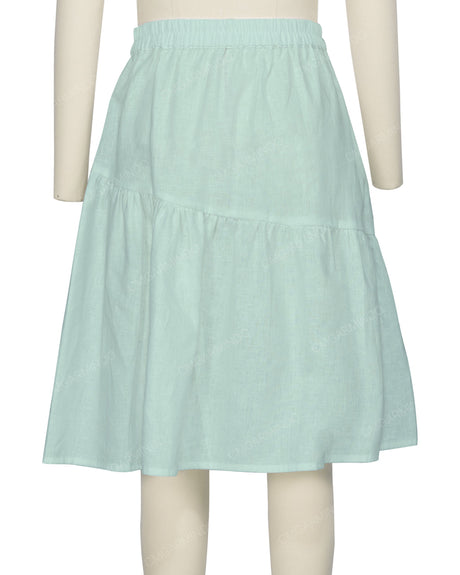 Asymmetrical Ruffle Skirt
