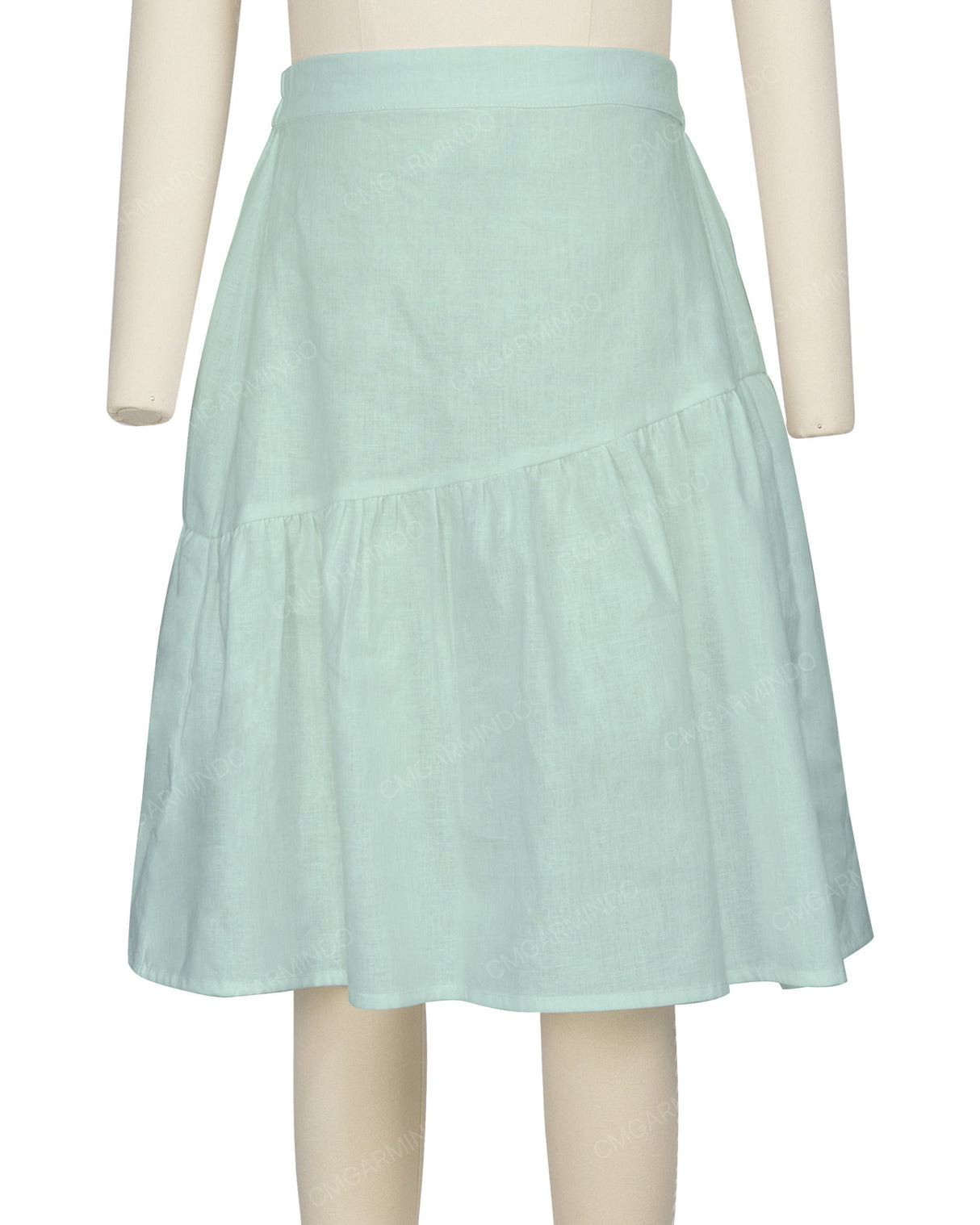 Asymmetrical Ruffle Skirt