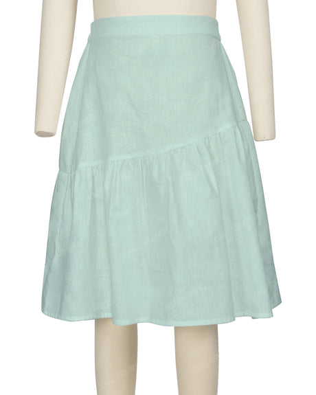 Asymmetrical Ruffle Skirt