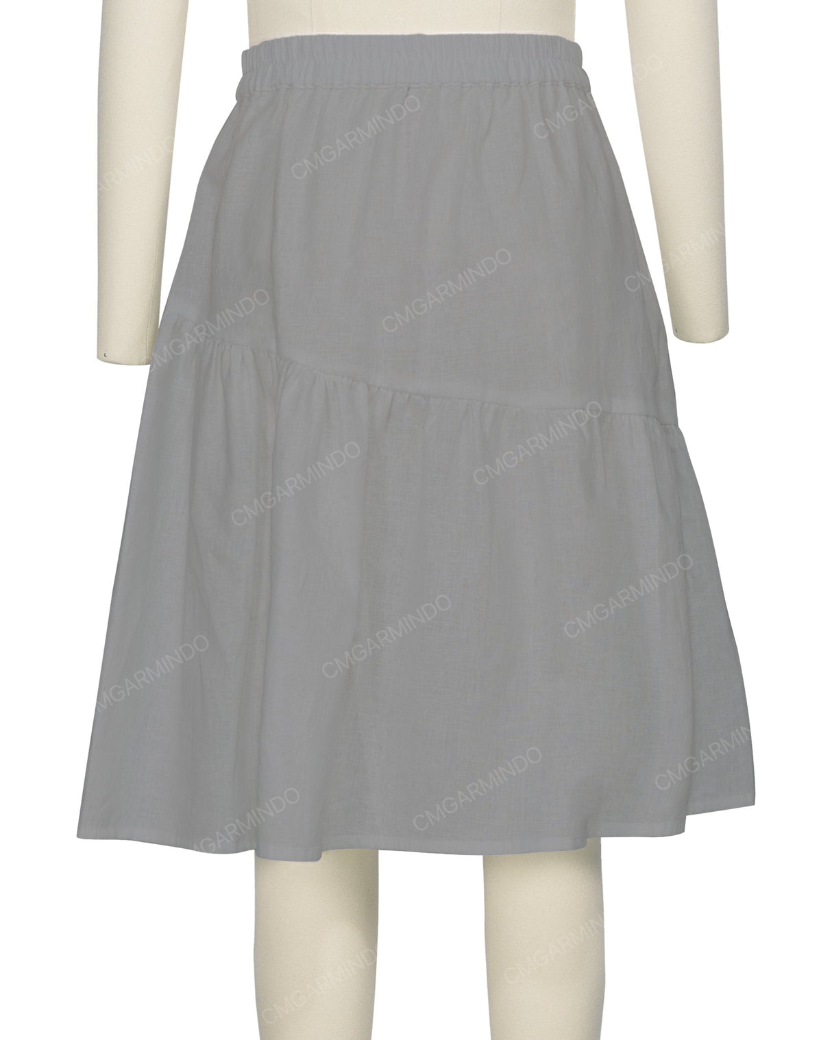 Asymmetrical Ruffle Skirt