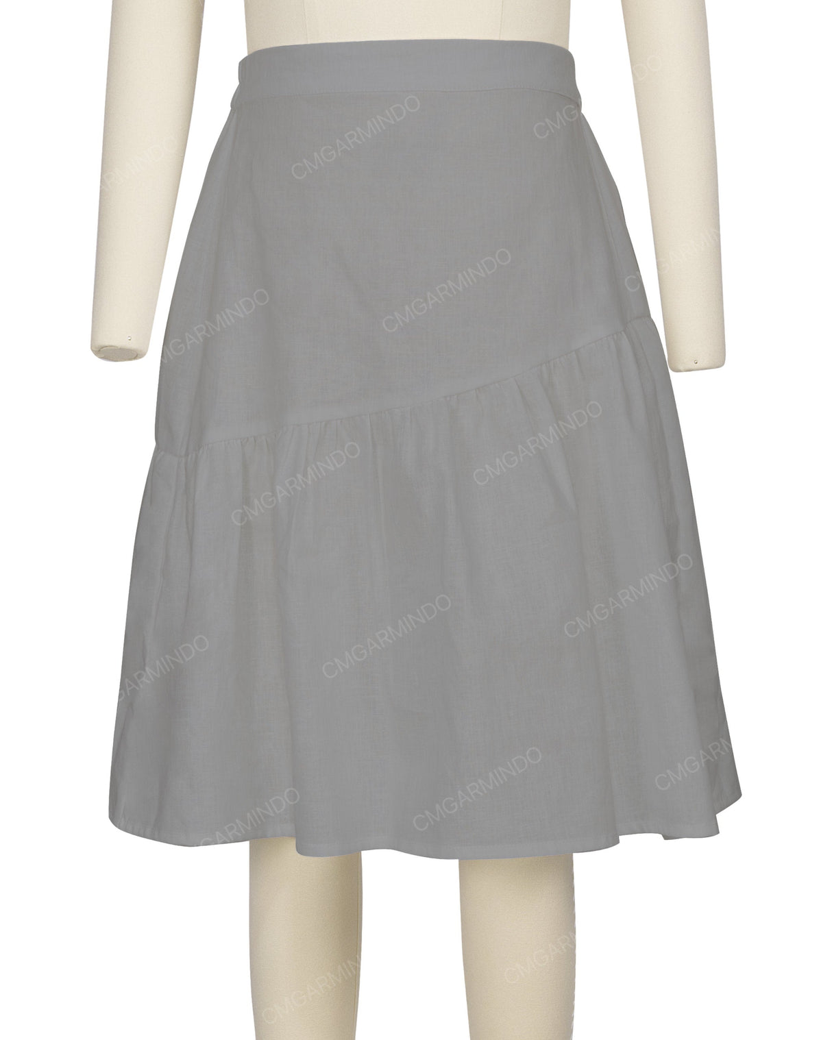 Asymmetrical Ruffle Skirt