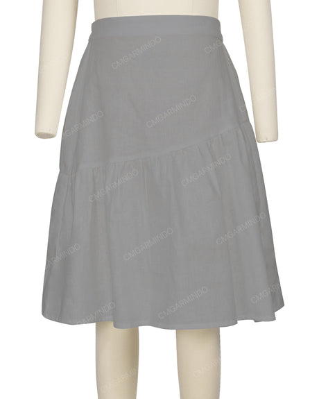 Asymmetrical Ruffle Skirt