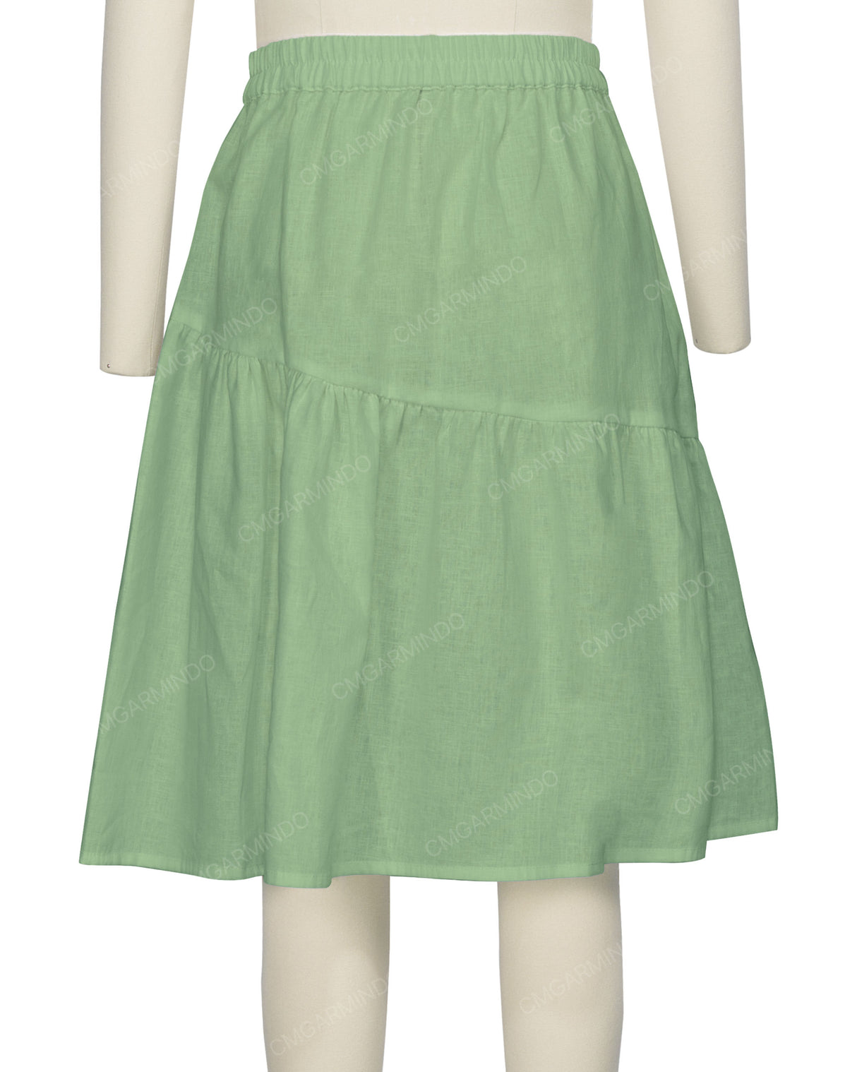 Asymmetrical Ruffle Skirt