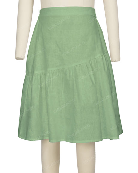 Asymmetrical Ruffle Skirt