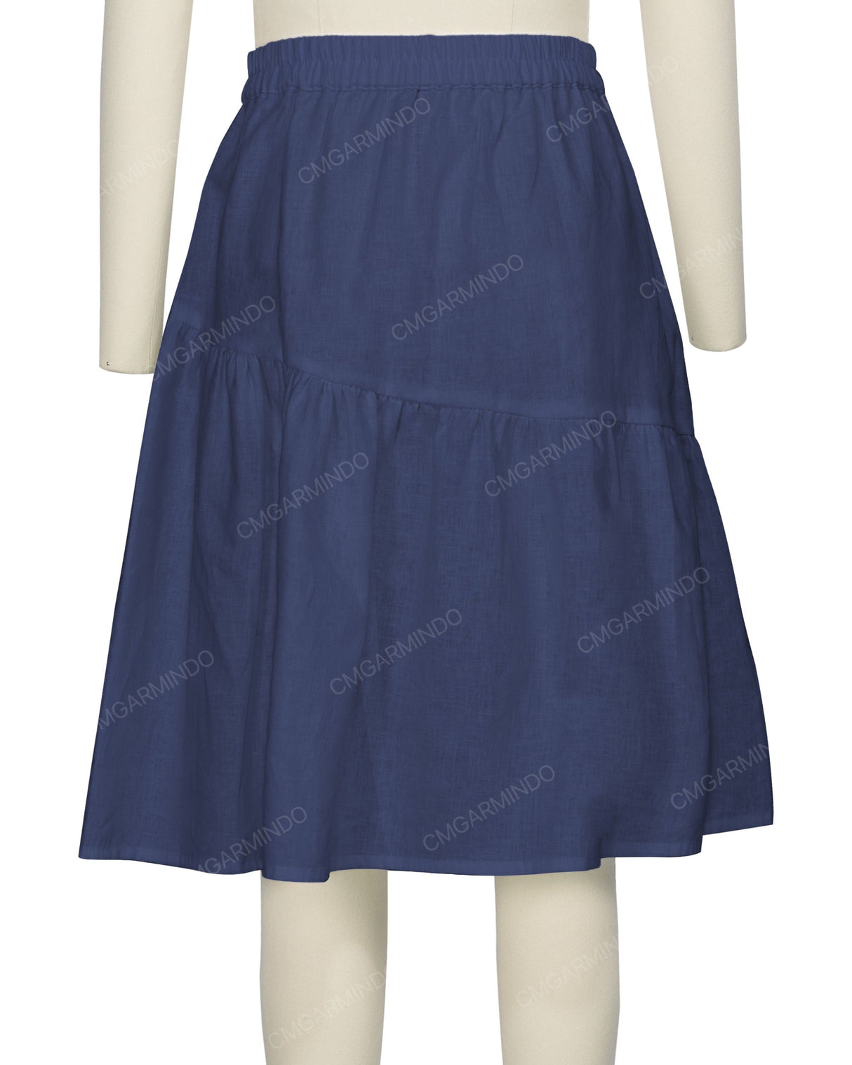 Asymmetrical Ruffle Skirt