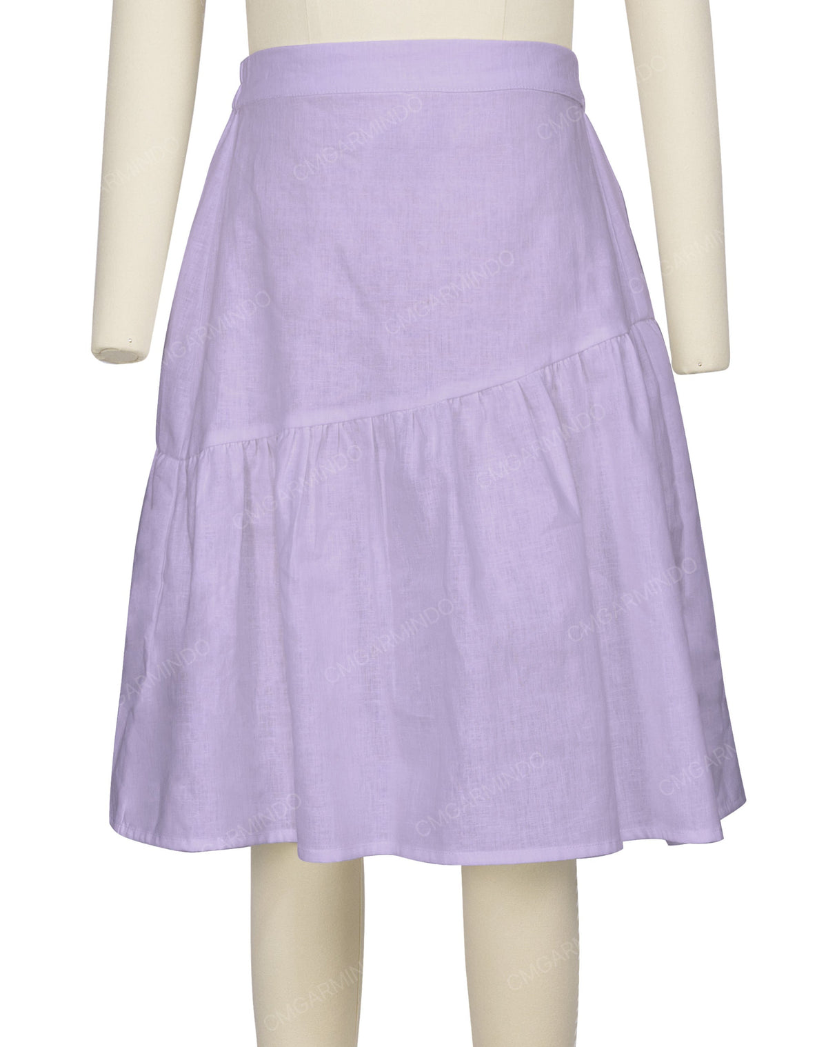 Asymmetrical Ruffle Skirt