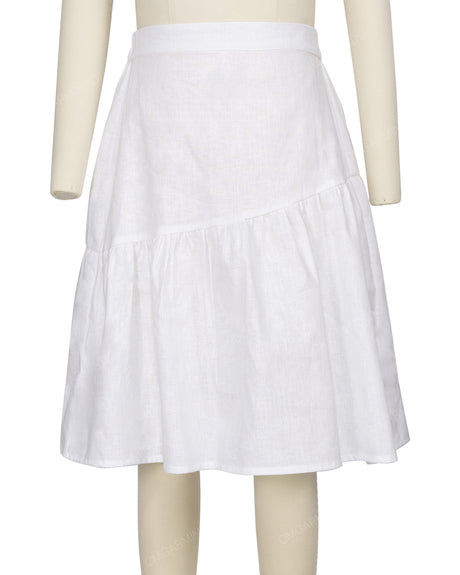 Asymmetrical Ruffle Skirt