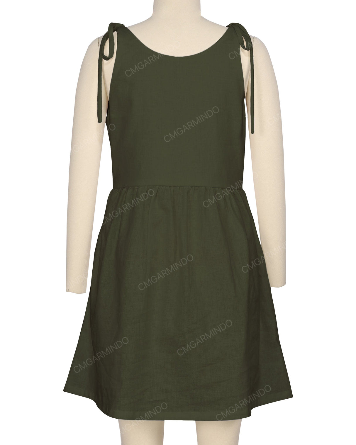Tie Shoulder Mini Dress