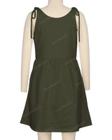 Tie Shoulder Mini Dress
