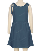 Tie Shoulder Mini Dress
