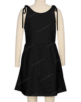 Tie Shoulder Mini Dress
