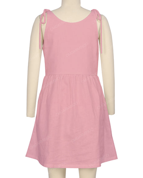 Tie Shoulder Mini Dress