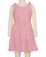 Tie Shoulder Mini Dress