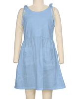 Tie Shoulder Mini Dress