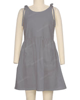 Tie Shoulder Mini Dress