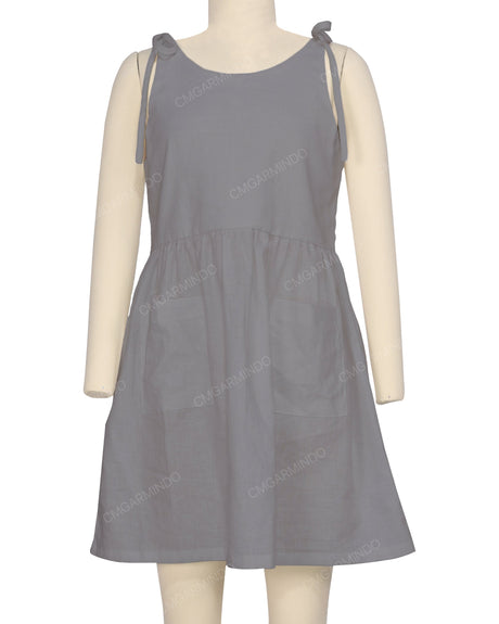 Tie Shoulder Mini Dress