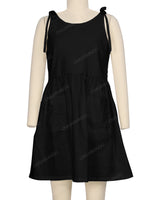 Tie Shoulder Mini Dress