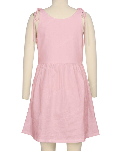 Tie Shoulder Mini Dress